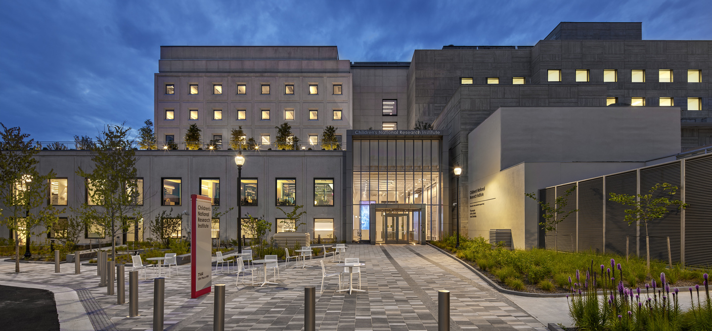 Walter Reed Exterior Nighttime